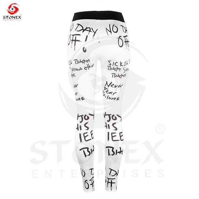 New Skin Friendly Workout Gym Pants Print Color Running Tights High Waist Yoga Sports Leggings With Pockets for Women Fitness