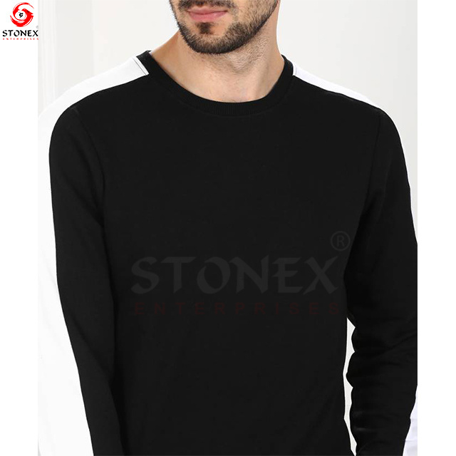 Men Full Sleeves Solid Sweatshirt High Quality Adult Custom Sweatshirts For Men's Low Price MOQ