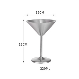 Copper-Plated Wine Glasses Creative Cup Martini Goblets for Bar Restaurant