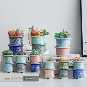 Candy Colors New Design Flowerpot Succulent Pot Cactus Planting For Office Home Decoration