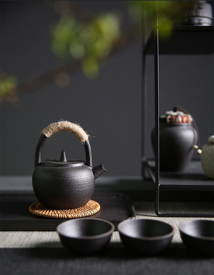 High-end Quality Custom Mini Kung Fu Tea Pot Handmade Stoneware Teapot