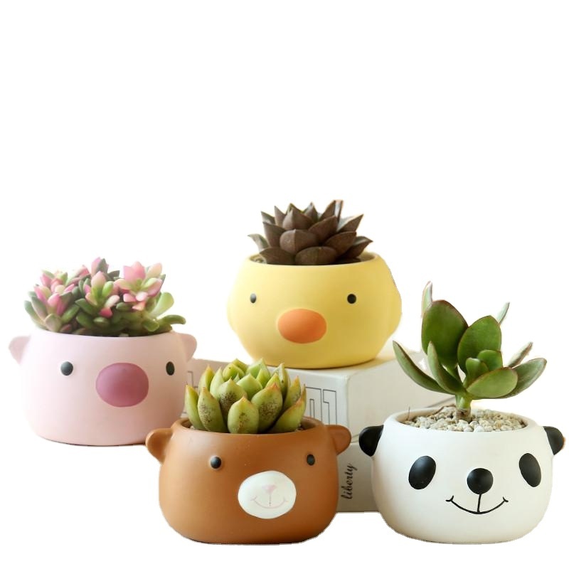 Cartoon Little Yellow Duck Succulent Flower Pots