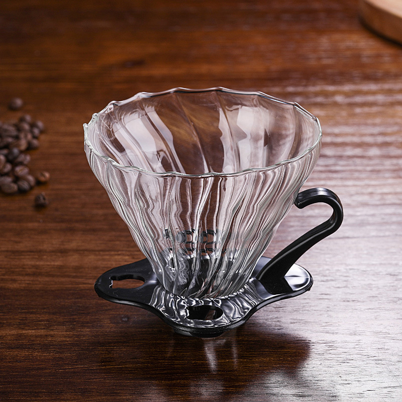 Glass Coffee Pot Borosilicate Pour Over Coffee Maker with Filter