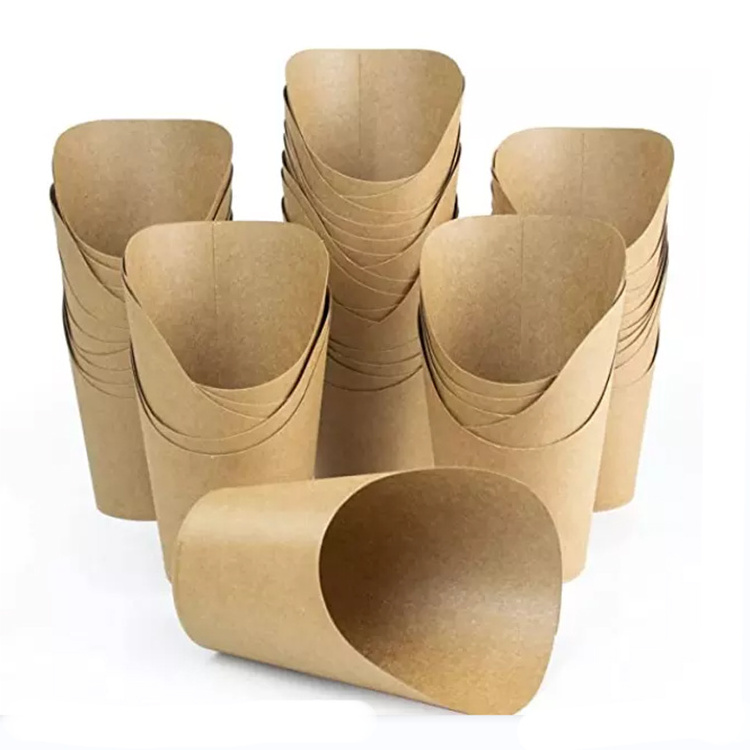 French Fries Box Disposable Take-out Party Baking Supplies Paper Popcorn Boxes