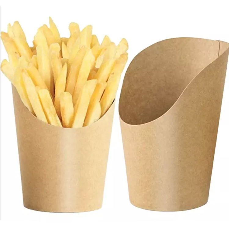 French Fries Box Disposable Take-out Party Baking Supplies Paper Popcorn Boxes