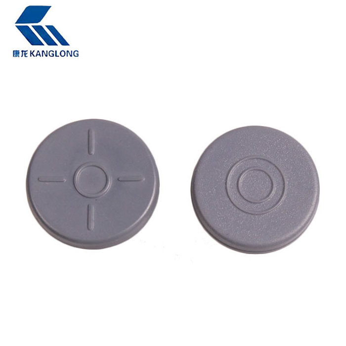 Hot sale 13mm Bromobutyl rubber stopper cap for glass injection vials