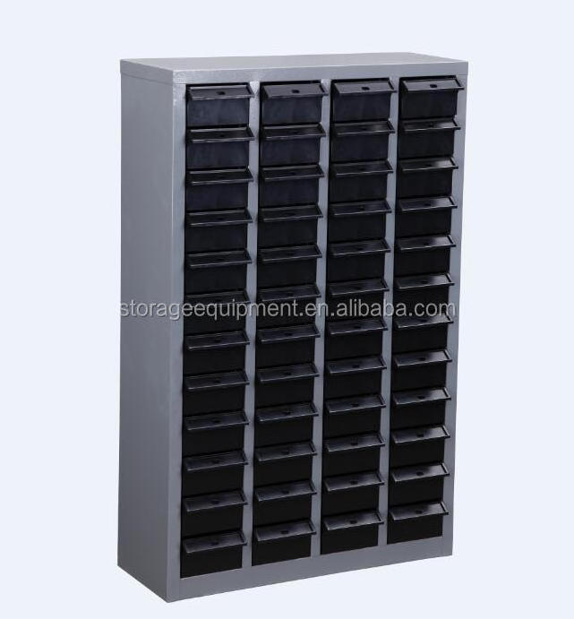 Workshop 48 drawers parts storage cabinet with transparent box