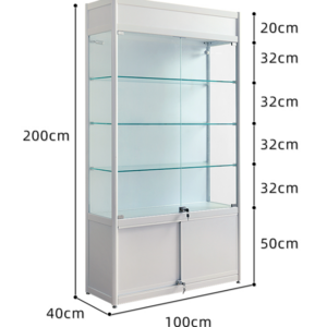 Ins hot modern design glass vitrine glass cabinet display