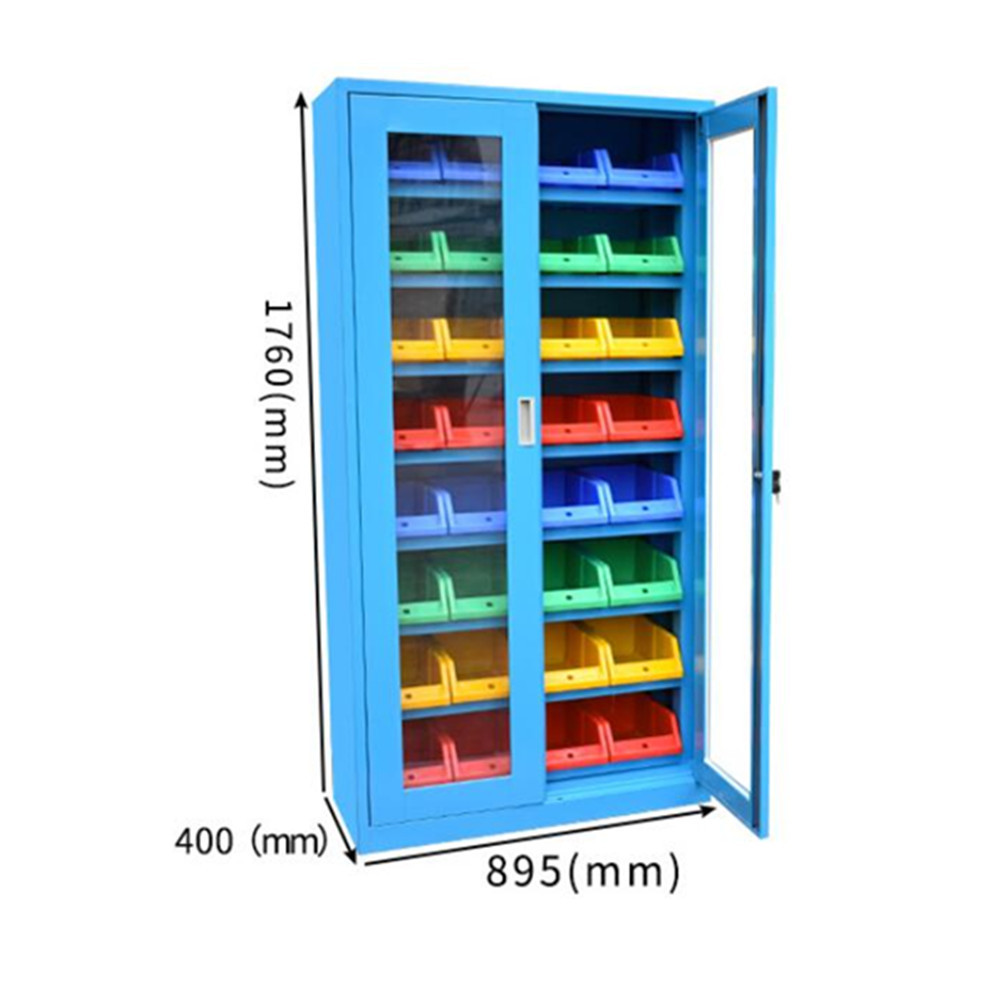 workshop heavy duty parts cabinet &plastic storage bin cabinet