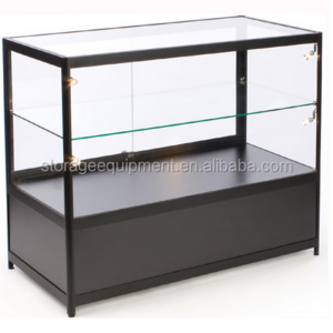 NEW hot sale glass Aluminum display counter and cabinets for retail store used