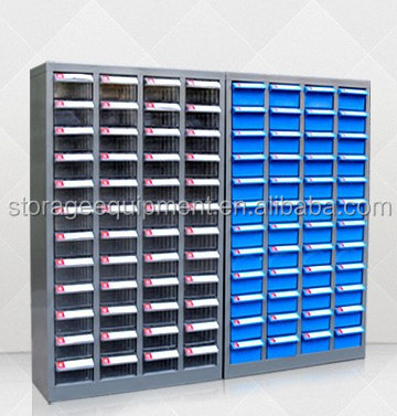 Workshop 48 drawers parts storage cabinet with transparent box