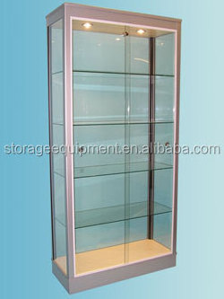 boutique store furniture,glass display cabinet with locked door