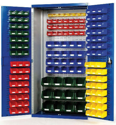 workshop heavy duty parts cabinet &plastic storage bin cabinet