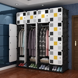 Shoe Rack Cabinet Clothes Storage Organizer for Hanging Clothes with Cover