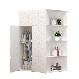 Modern corner furniture plastic portable children closet cabinet baby clothes girls storage organizer shelf bedroom wardrobes