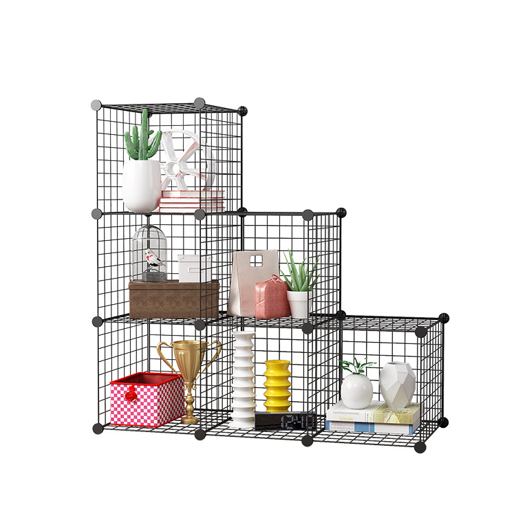 Hot sale New style storage rack household wire cabinet storage shelf foldable