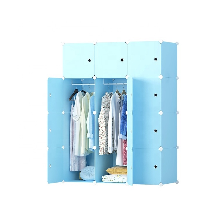 2021 Foldable Plastic DIY Wardrobe Closet Storage Cubes Best selling Cheap Home Use Organizers