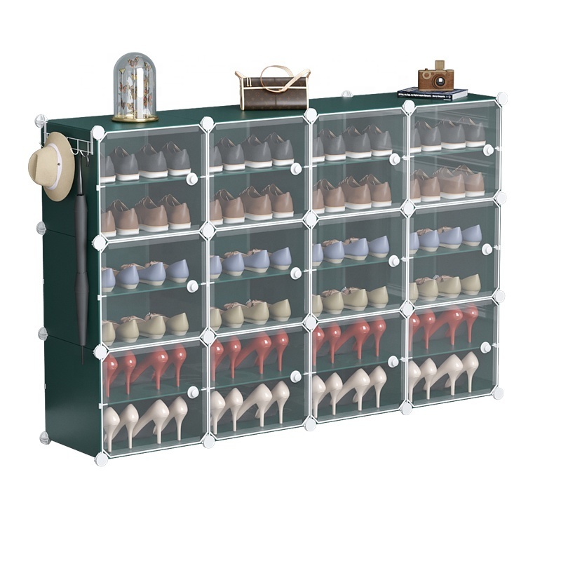 Shoe Rack Organizer 6 Tiers Easy Install Standing Shoe Storage Cabinet ...