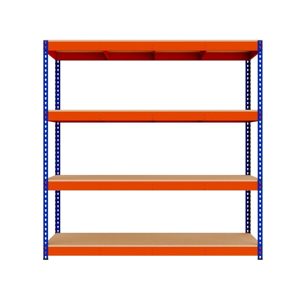 4 tier industrial racking warehouse storage shelves units workshop steel garage shed shelving unit