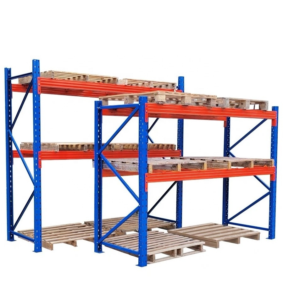 Stacking Racks Boltless Metal Garage Storage Shelves Heavy Duty Warehouse Shelves Rack Pallet Stacking Racks