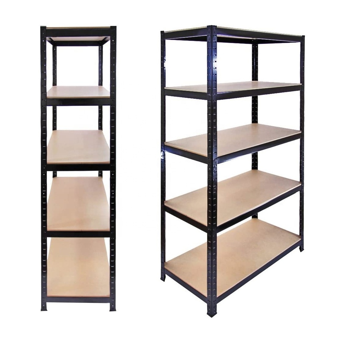 180cm x 90cm x 45cm 5 Tier 875KG Capacity Boltless Garage Shed Warehouse Storage Shelving Unit Warehouse  Metal Rack