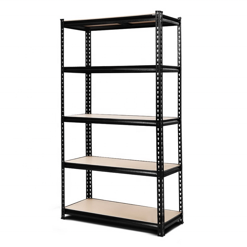 5-Tier Storage Shelves Heavy Duty Steel Frame Muscle Rack Garage Shelf Adjustable Shelves Boltless Shelving Unit