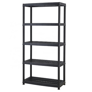 5-Shelf Heavy Duty Utility Plastic Freestanding Ventilated Shelving Unit, 72" x 36" x 18"