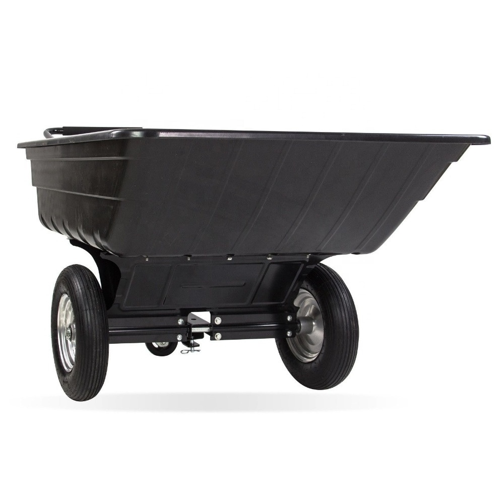 Tow Behind ATV Dump Trailer with  Off Road Wheel