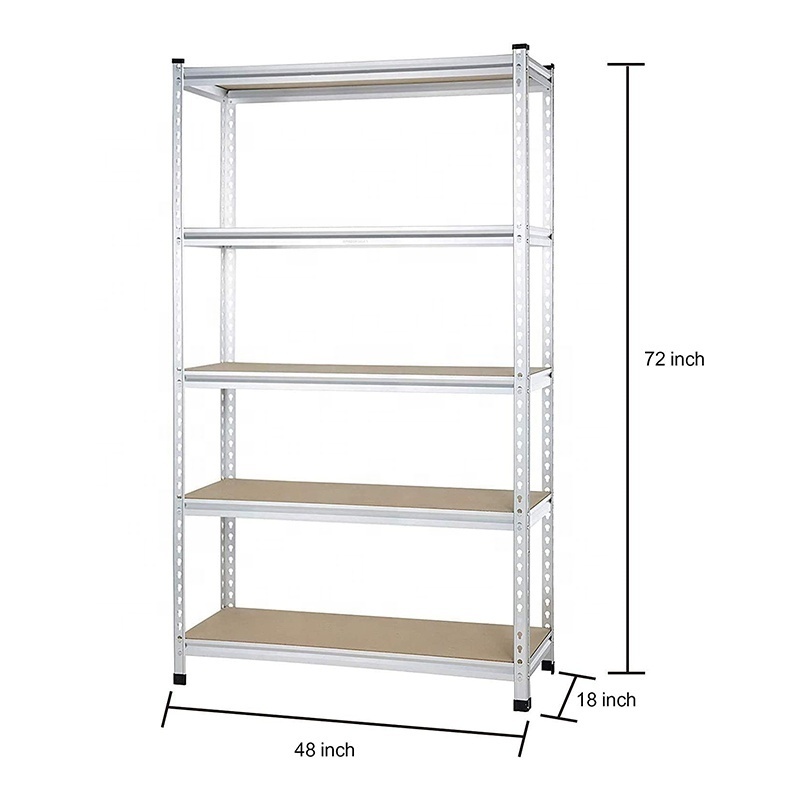 Heavy Duty Steel Stackable Shelf Rack Large Capacity Easy Assemble Industrial Warehouse Storage Shelving Unit Shelves