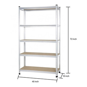 Heavy Duty Steel Stackable Shelf Rack Large Capacity Easy Assemble Industrial Warehouse Storage Shelving Unit Shelves