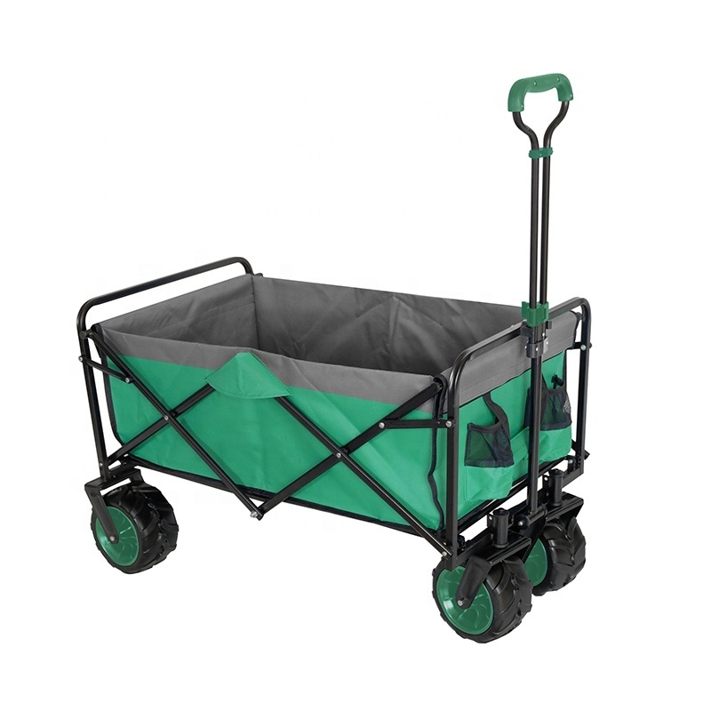 Outdoor Garden Park Utility Kids Wagon Portable Stroller Wagon Foldable Beach Trolley Cart Camping Folding Wagon