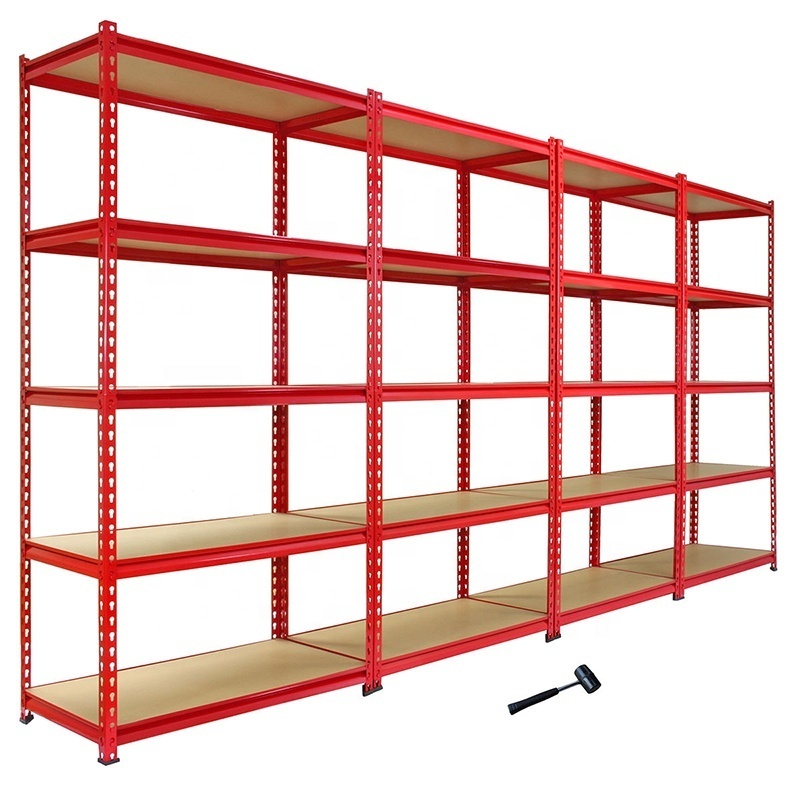 Garage Boltless Shelf Racks Warehouse Home Office Storage Shelving