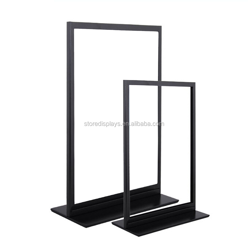 Metal Table A4 A5 Cardboard Advertising Poster Board Stands Display Stands