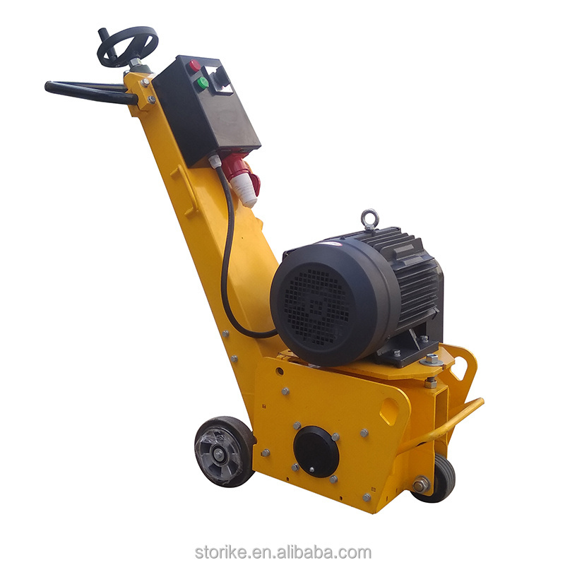 Clean and prepare concrete floor scarifier machine,Electric motor asphalt milling machine