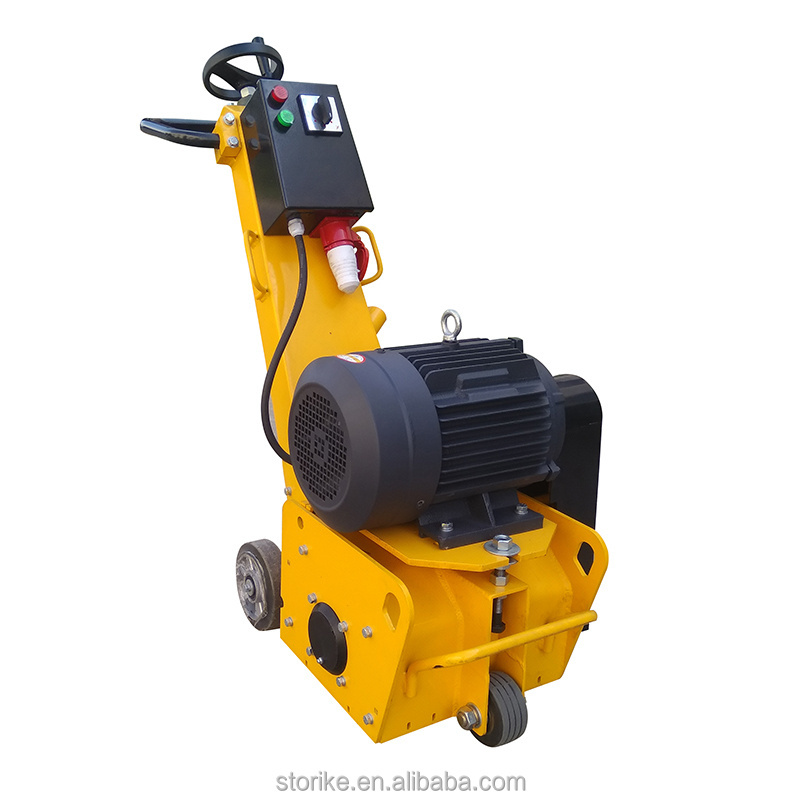 Clean and prepare concrete floor scarifier machine,Electric motor asphalt milling machine