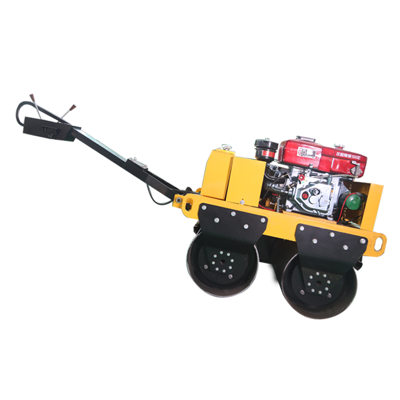 550kg CE Hand Held Mini Asphalt Mini Roller Baby Walk Behind Electric Start Road Roller