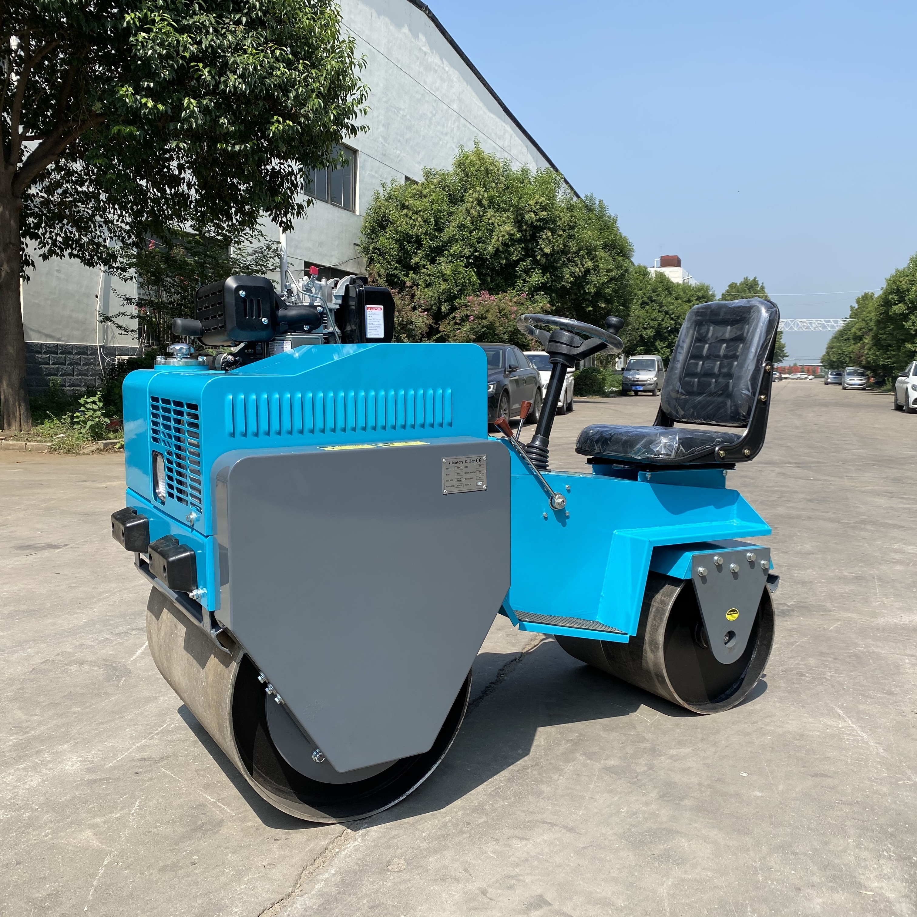 1 Ton 2 Ton 3 Ton Diesel Gasoline Vibrating Tandem Asphalt Compactor Road Rollers