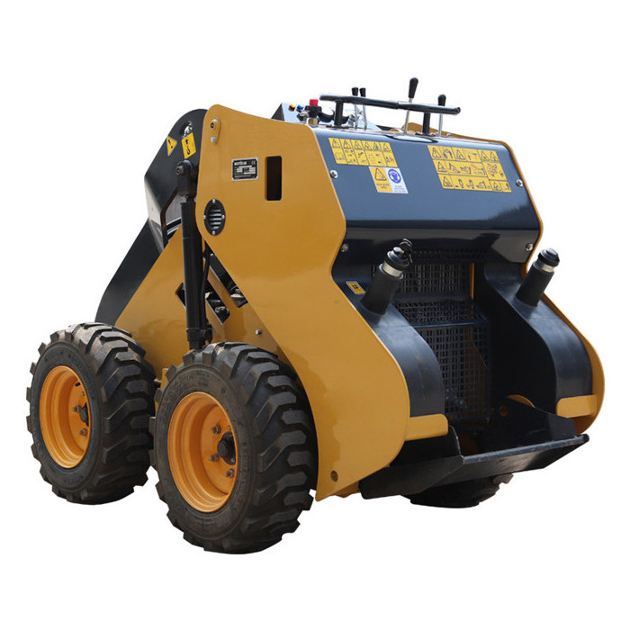 2018 Chinese mini skid steer loader wheel loader with pallet fork made in china