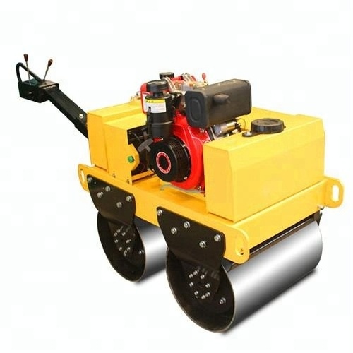 550kg CE Hand Held Mini Asphalt Mini Roller Baby Walk Behind Electric Start Road Roller