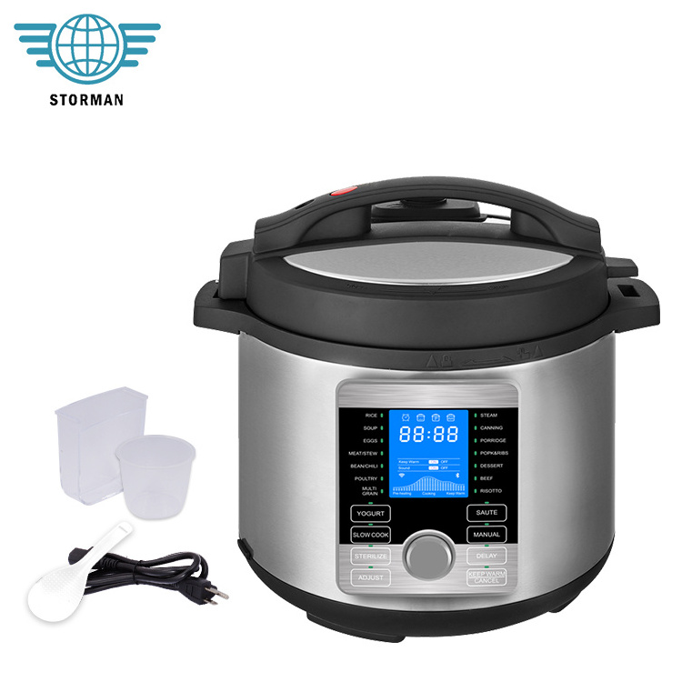 Fast Delivery Household Kitchen Appliance Multifunction Programmable Digital 8QT Electric Pressure Cooker