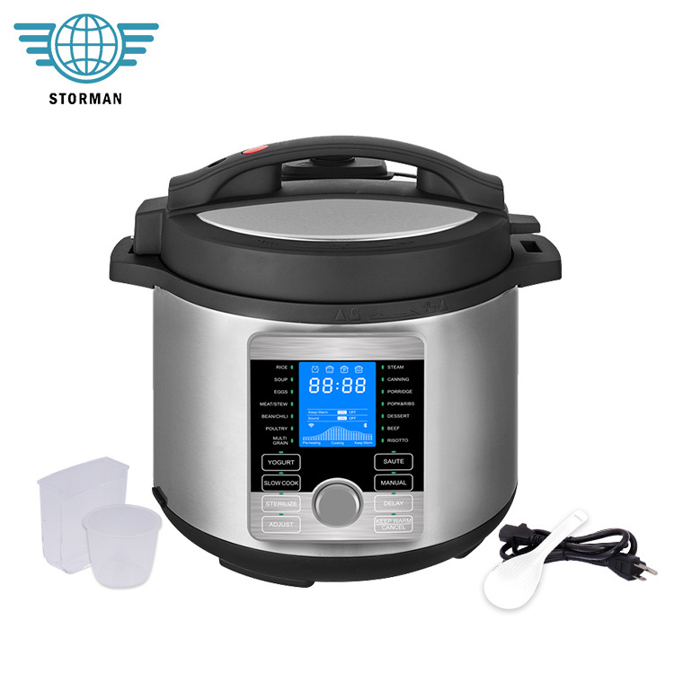 Fast Delivery Household Kitchen Appliance Multifunction Programmable Digital 8QT Electric Pressure Cooker