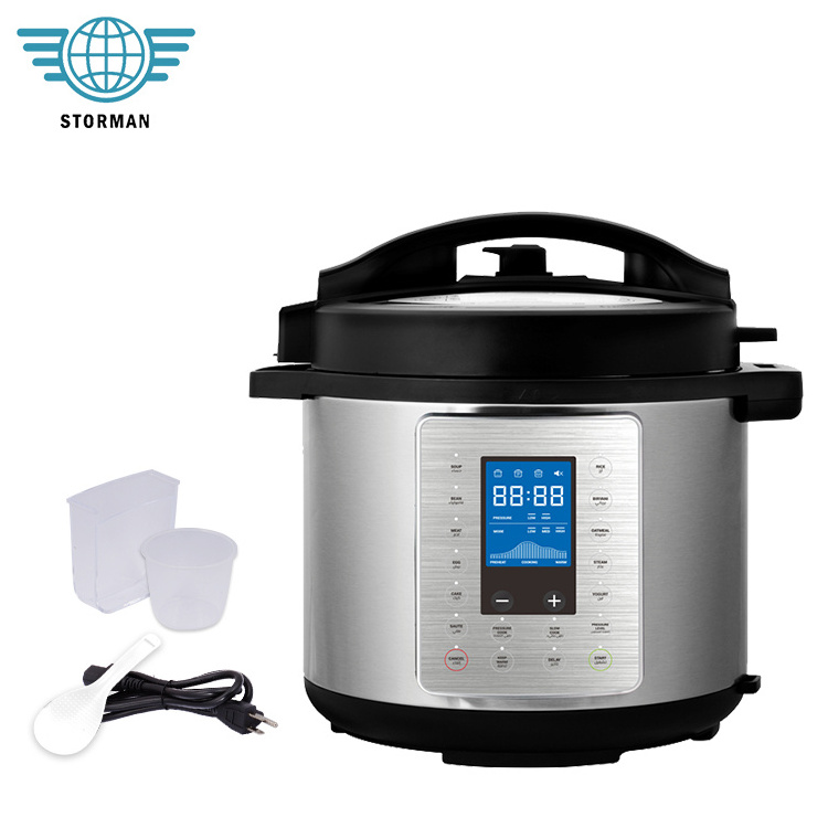 New Model Intelligent Household Small Kitchen Appliance 6QT Smart Electric High Pressure Cooker