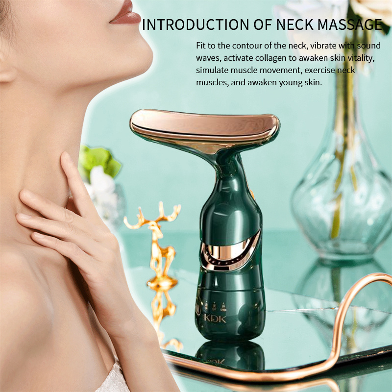 Private Label Face Neck and Eye Skin Care Lifting Massager Skin Tightening Device Led Massager Beauty Device Machine