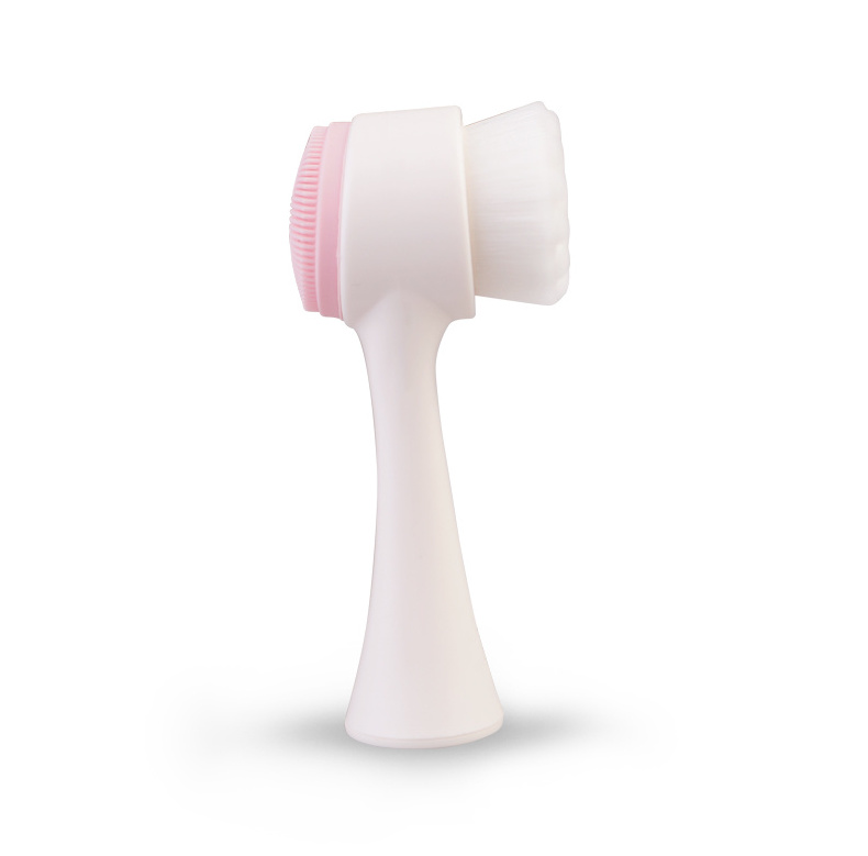 Facial Cleansing Brush  2 head brush design Spin Face Brush for Deep Cleansing, Gentle Exfoliating and Massaging