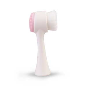 Facial Cleansing Brush  2 head brush design Spin Face Brush for Deep Cleansing, Gentle Exfoliating and Massaging