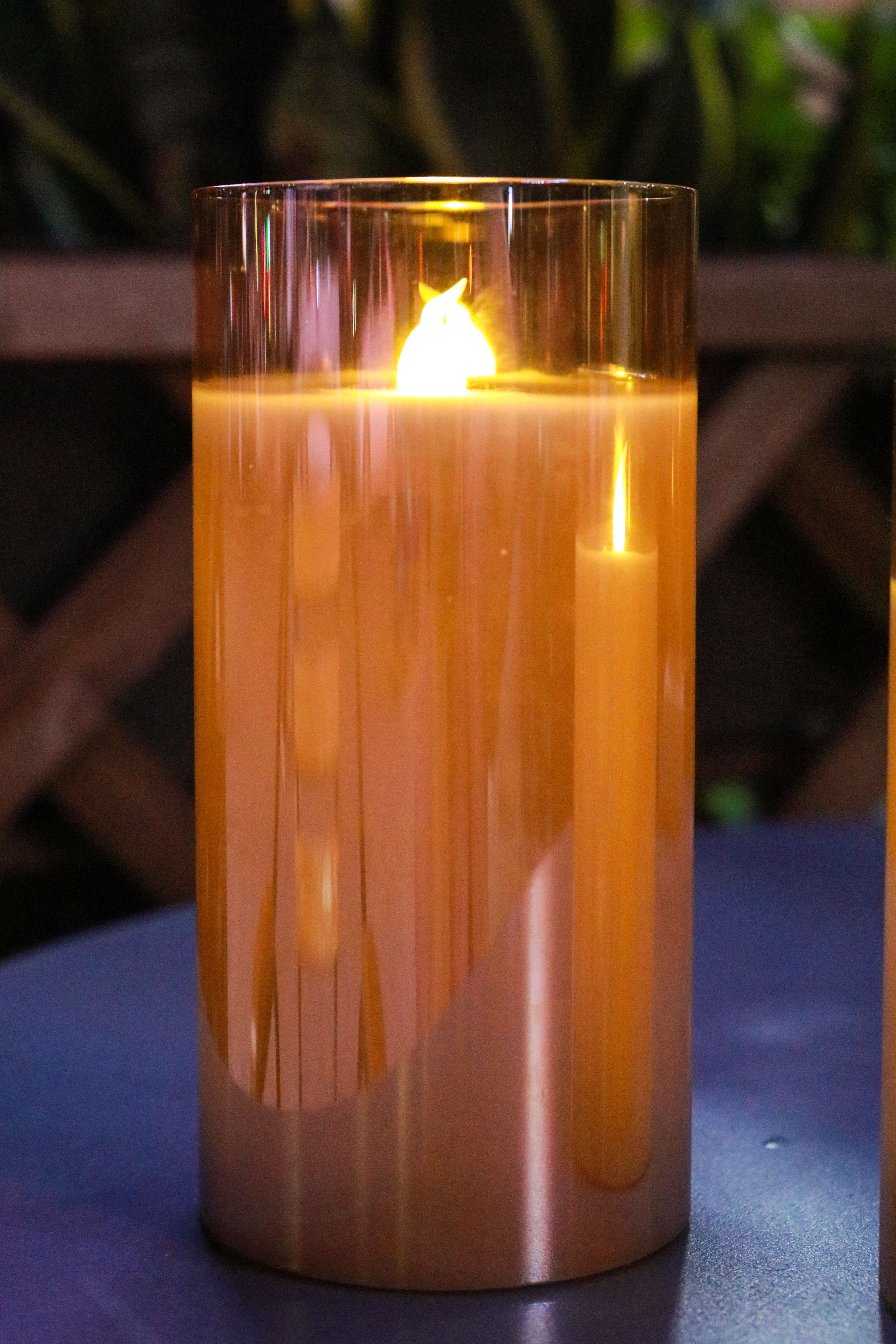 Stick Rechargeable Pillar Tea Flameless Light Led Candle