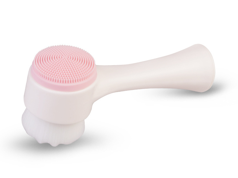 Facial Cleansing Brush  2 head brush design Spin Face Brush for Deep Cleansing, Gentle Exfoliating and Massaging