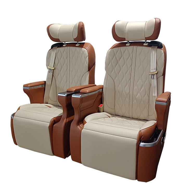 ST-HD Interior Modified electric vip luxury car seat with massage ventilated for alphard maybach toyota hiace van