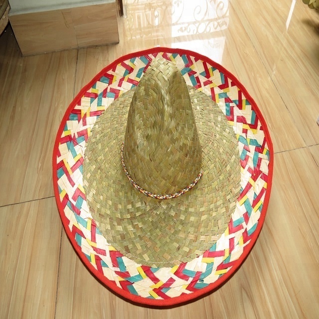 Wholesale Mexican Sombrero Straw Hat in vietnam