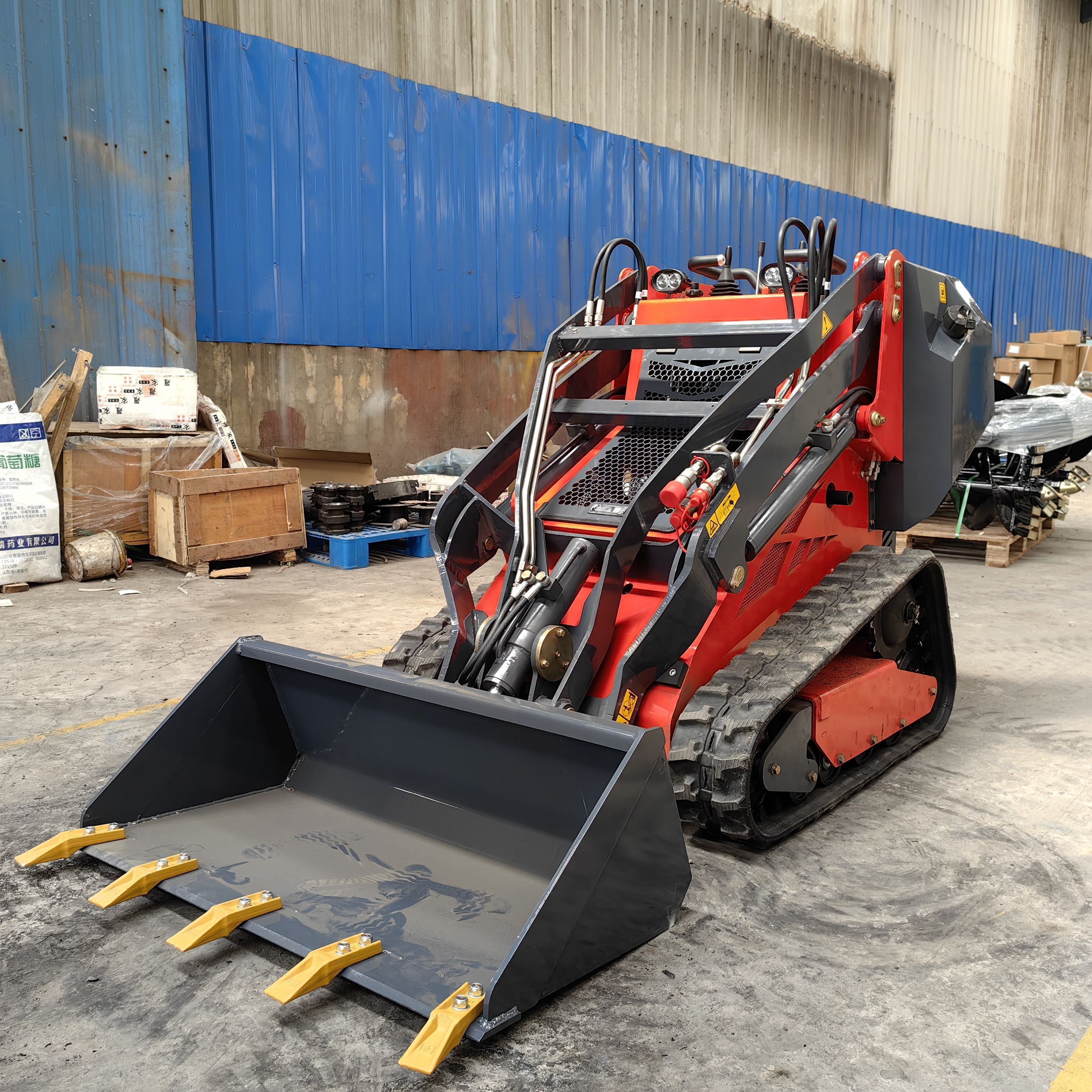 New style China skid steer/mini skid steer loader with attachments